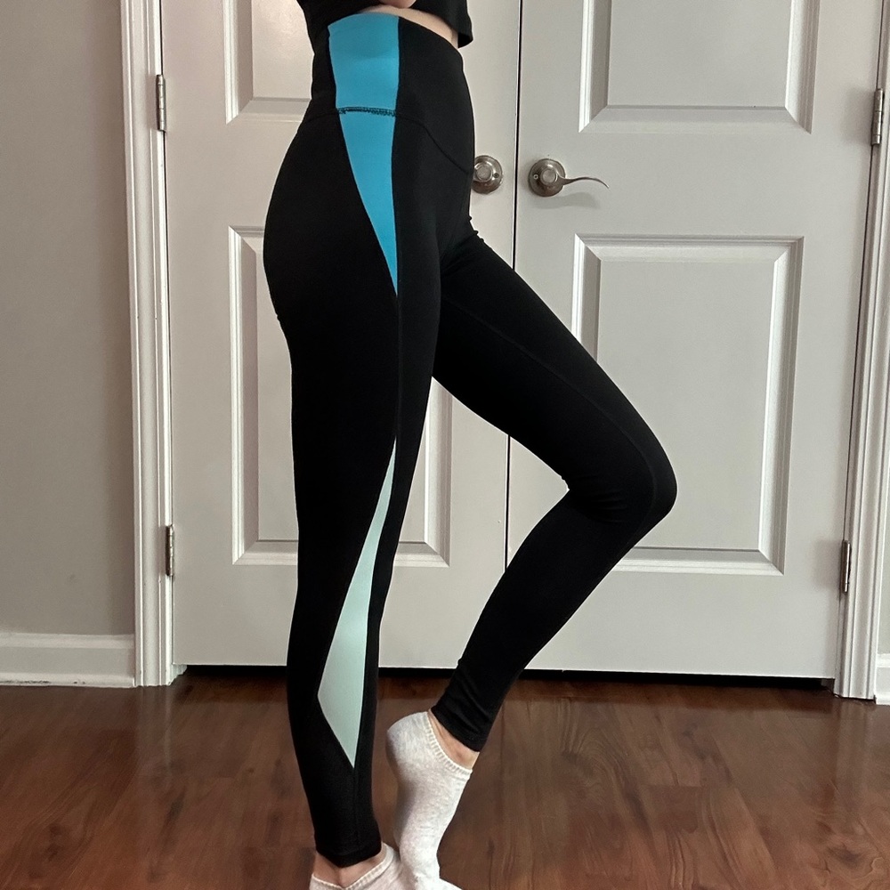 Champion Black and Blue Leggings
